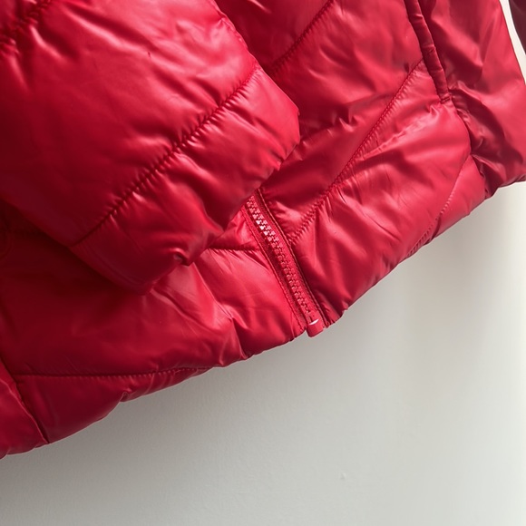 Live Love Dream Red Puffer Jacket, Women's Extra Small - Picture 3 of 9